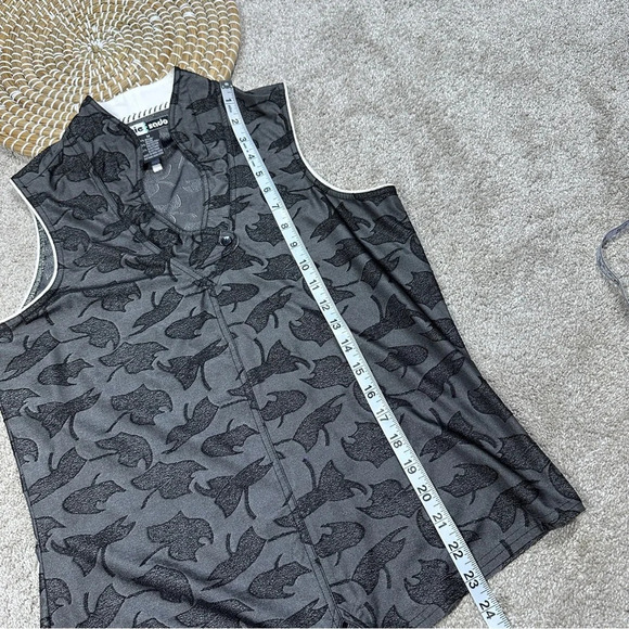 Jamie Sadock Women’s Golf Sleeveless Top Shirt High Neck Collar Printed Size M - Picture 10 of 10